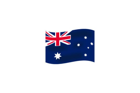 Australia Flag Clipart Design Vector