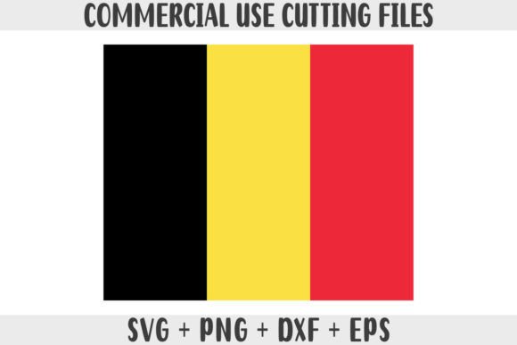 Belgium Flag SVG Original Colors