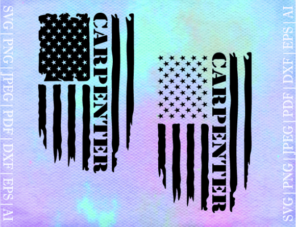 Carpenter Flag SVG for Crafts and Graphics