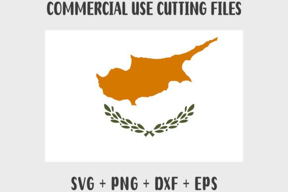 Cyprus Flag SVG Original Colors