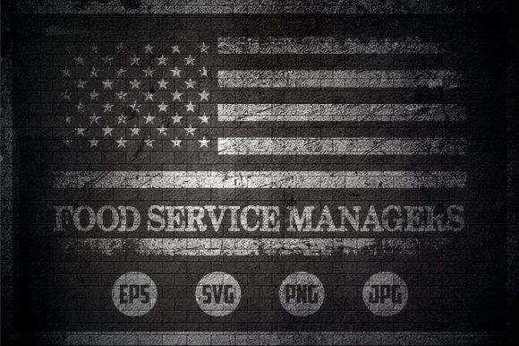 Food Service Managers - USA Flag Graphics and Crafts