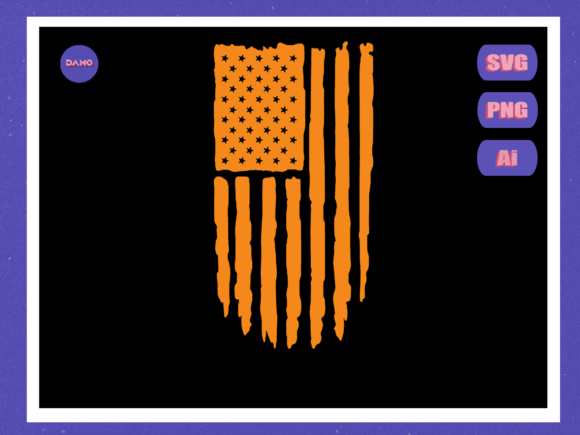 Halloween Usa Flag Graphics