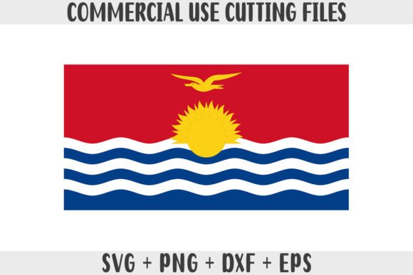 Kiribati Flag SVG Original Colors