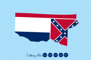 Mississipi State with Flag Background: Graphics and Crafts for Real Publishing