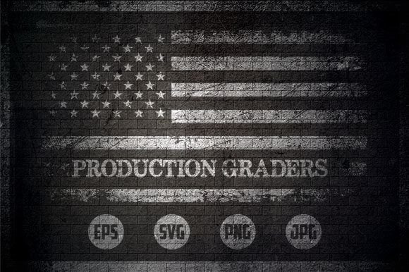 Production Graders - USA Flag