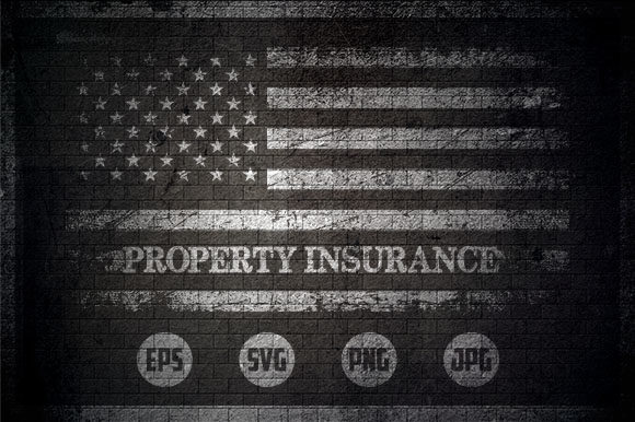 Property Insurance - USA Flag